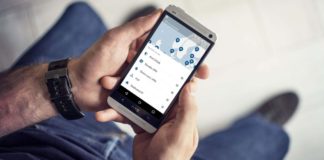 NordVPN app running on Android
