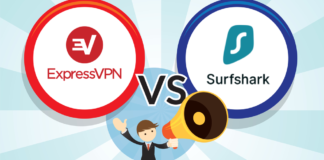 ExpressVPN vs Surfshark