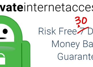 Private Internet Access - 30-day money-back guarantee