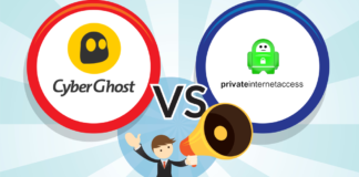 CyberGhost vs PIA
