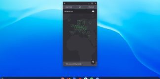 ProtonVPN running on Chromebook