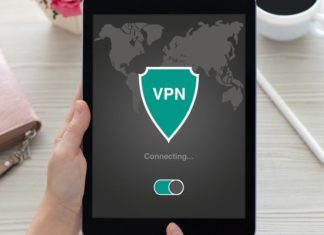 VPN running on a tablet