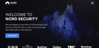 NordSecurity homepage