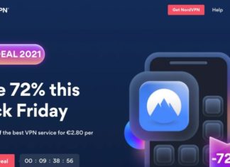 NordVPN homepage