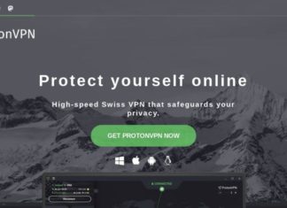 ProtonVPN homepage