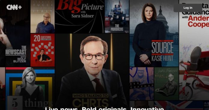 CNN+ homepage