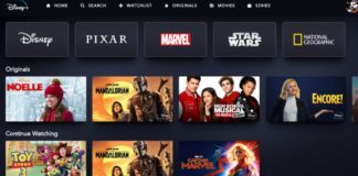 Disney+ home