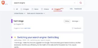 Brave Search Goggles