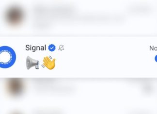 Signal app updated