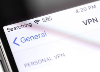 iPhone VPN settings