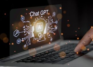 ChatGPT running on a computer
